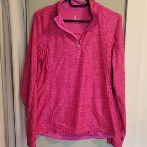 Mondetta Women's Pink Quarter-Zip Top